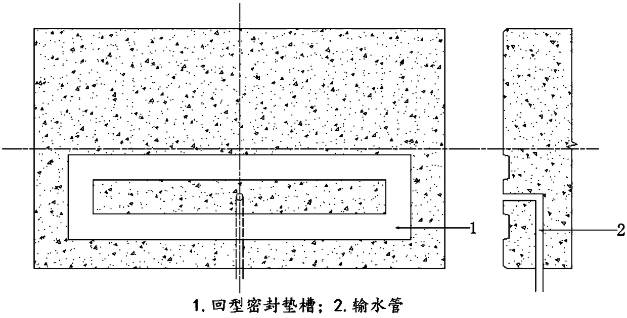 Test method for water leakage of shield segment joints