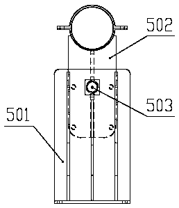 Concrete distributor for tunnel formwork trolley