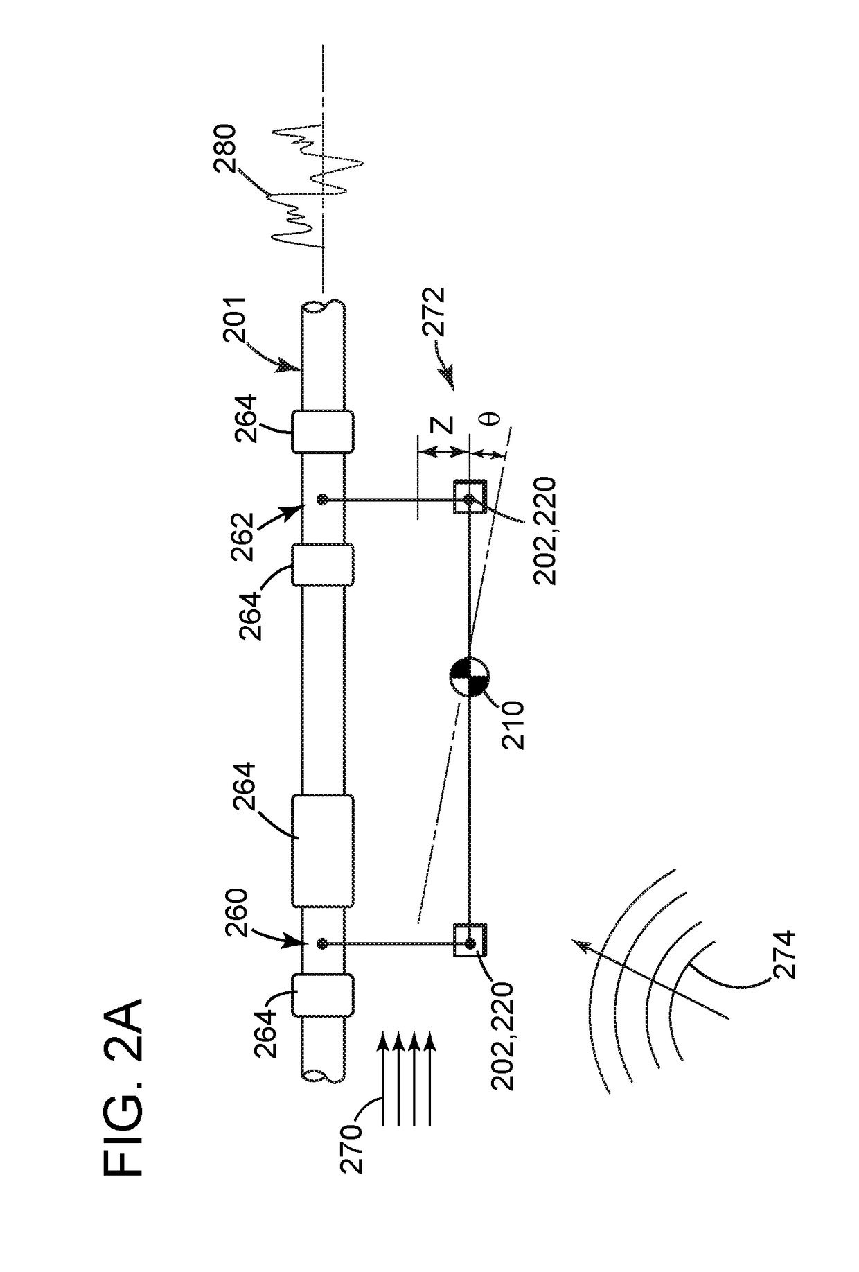 Vibration damping of an ancillary device attached to a marine streamer and method