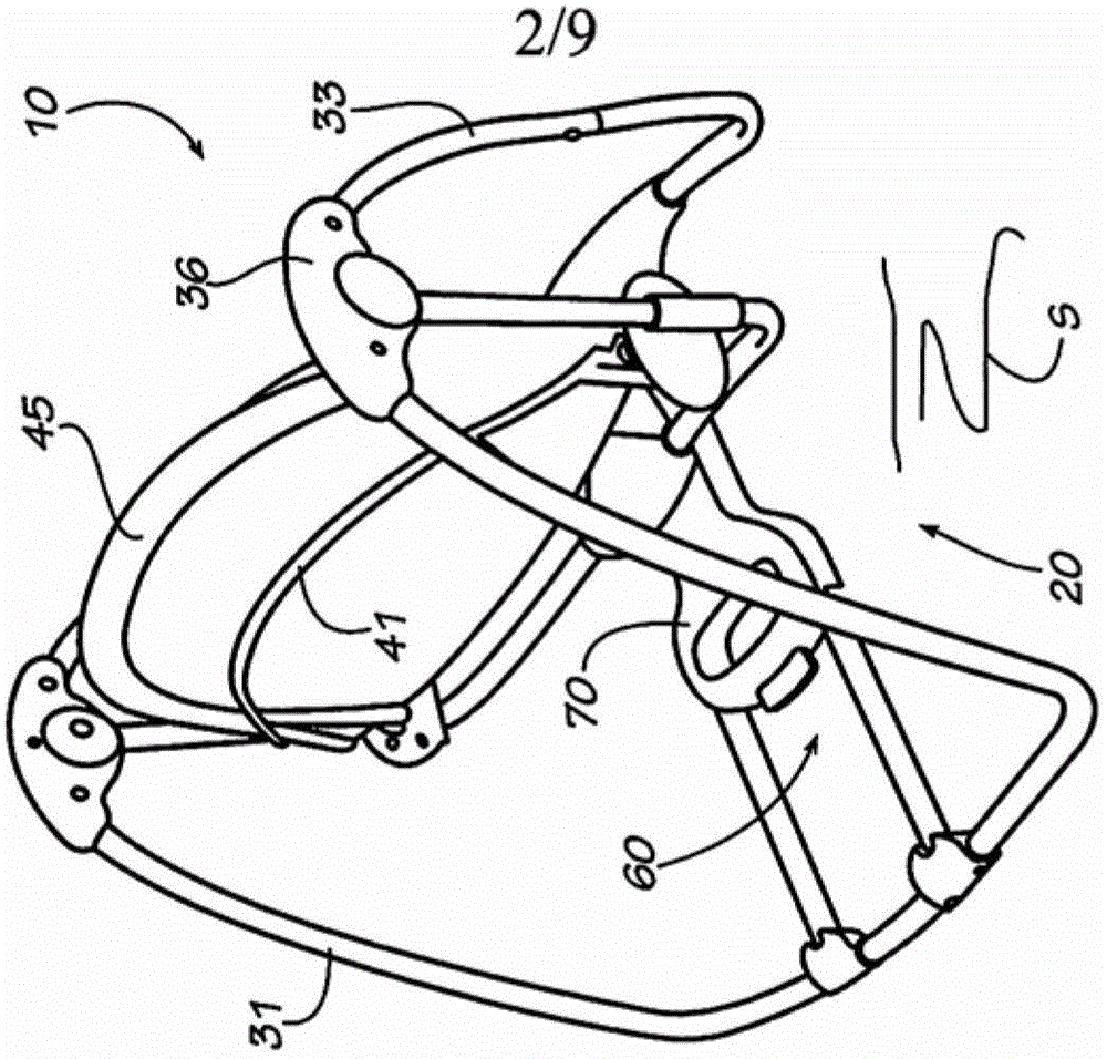 Collapsible infant support device