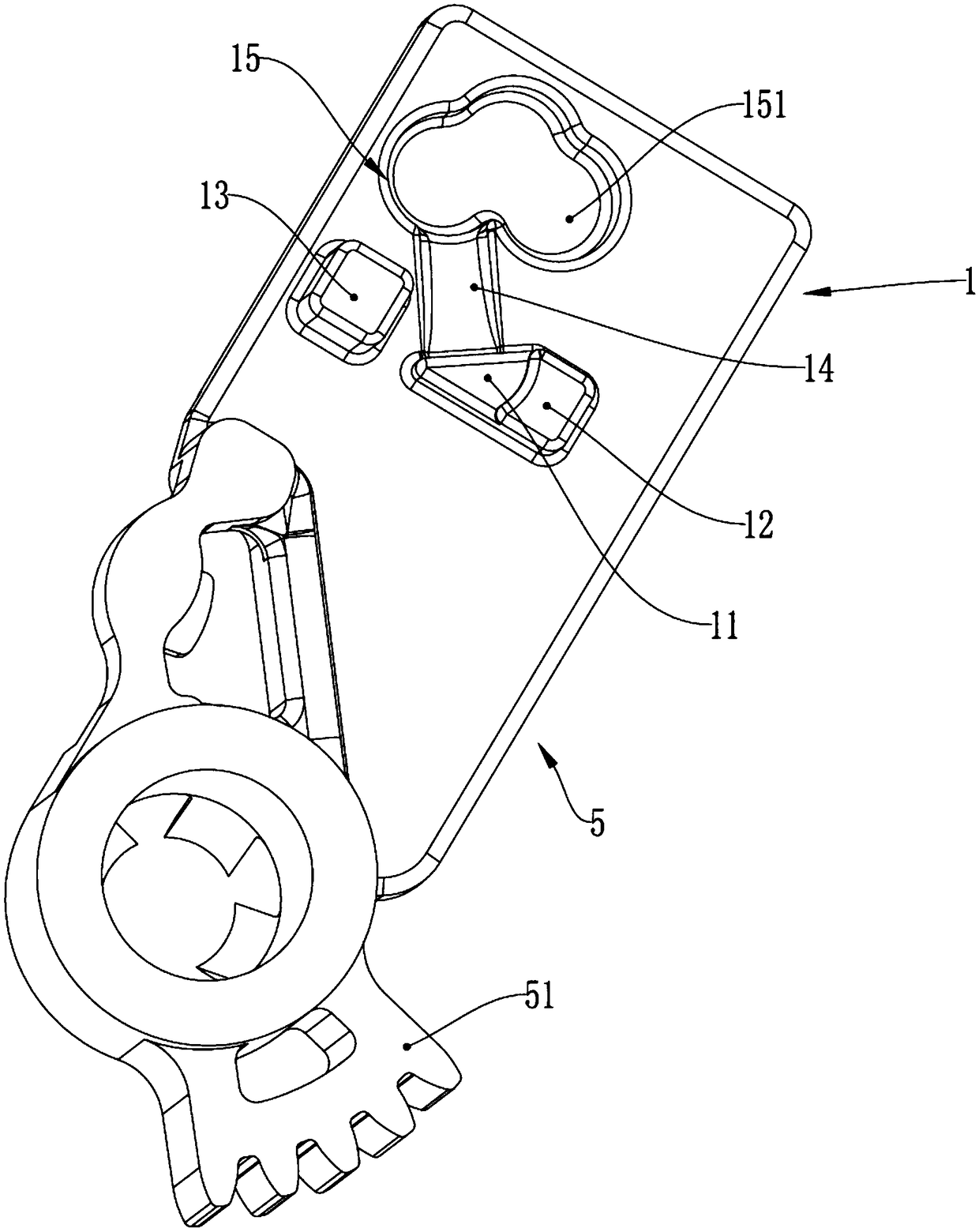 Dish-washing machine distributor achieving mutual noninterference of powder and liquid during output