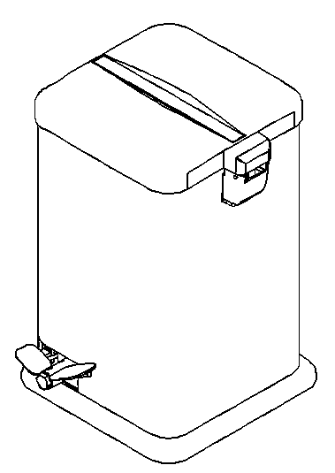 Convenient bagging garbage can and using method thereof