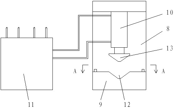 Manufacturing method of 8-byte grating steel frame