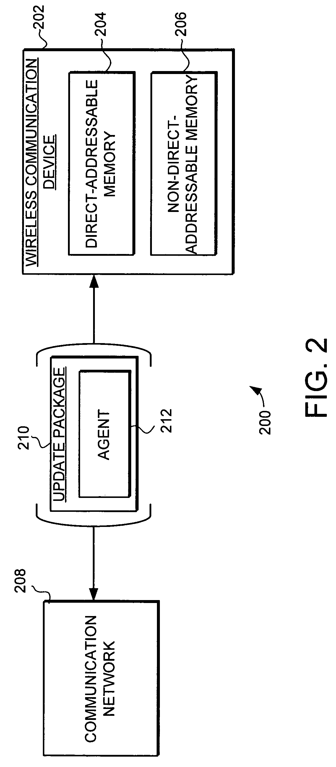 System and method for over-the-air update of wireless communication devices