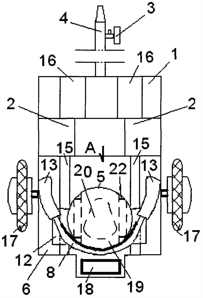 Device convenient for relieving bowels, transporting pregnant women to examine under drive of power, supporting abdomen and eliminating lower limb edema