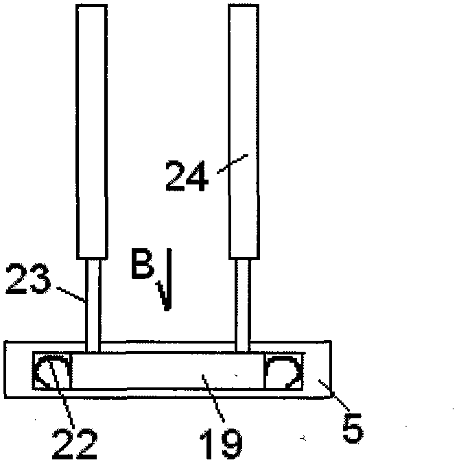 Device convenient for relieving bowels, transporting pregnant women to examine under drive of power, supporting abdomen and eliminating lower limb edema