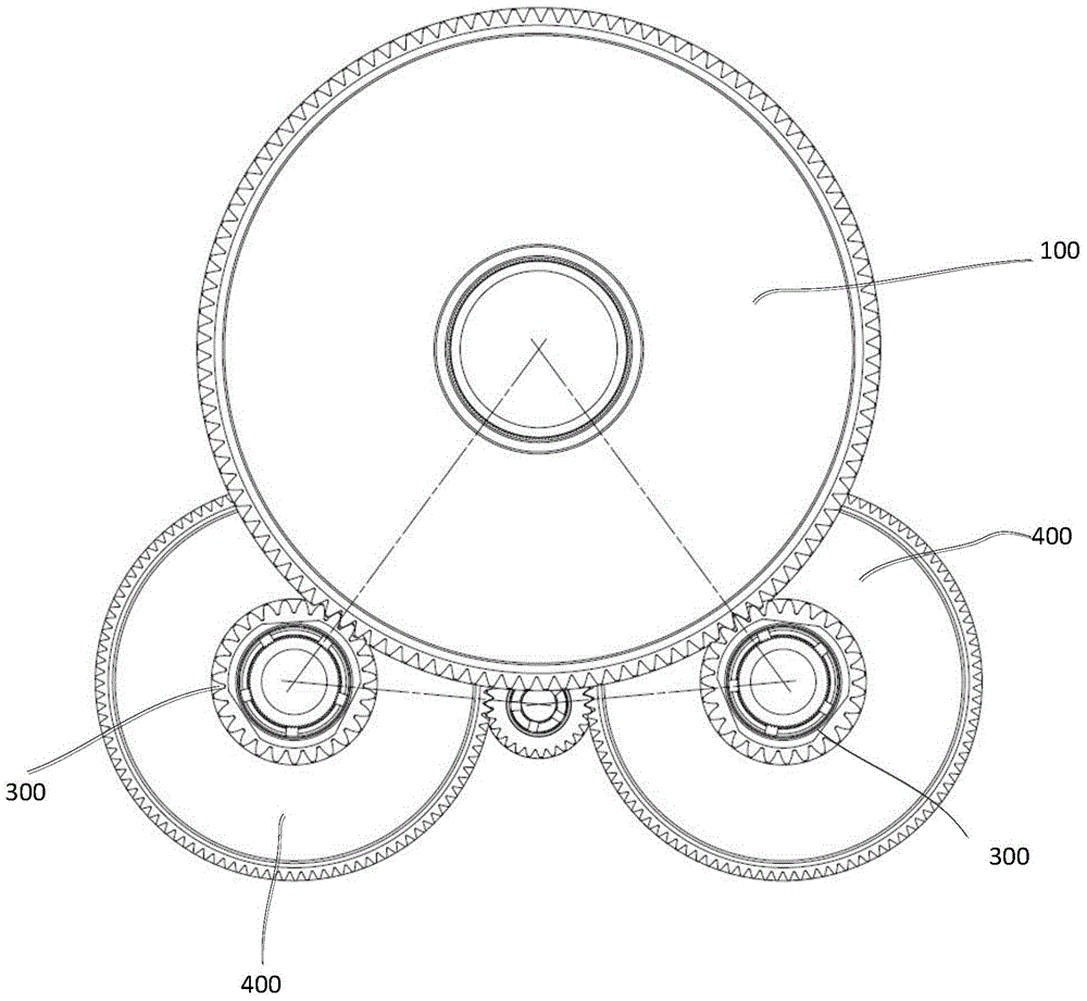 Gear driving device