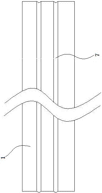 Supporting member of triangular silicone rubber cold shrink tube