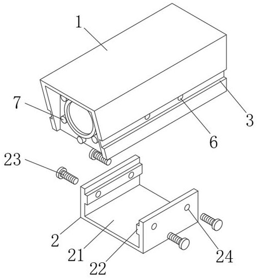 Modular design method of mining flame-proof and intrinsic safety type camera