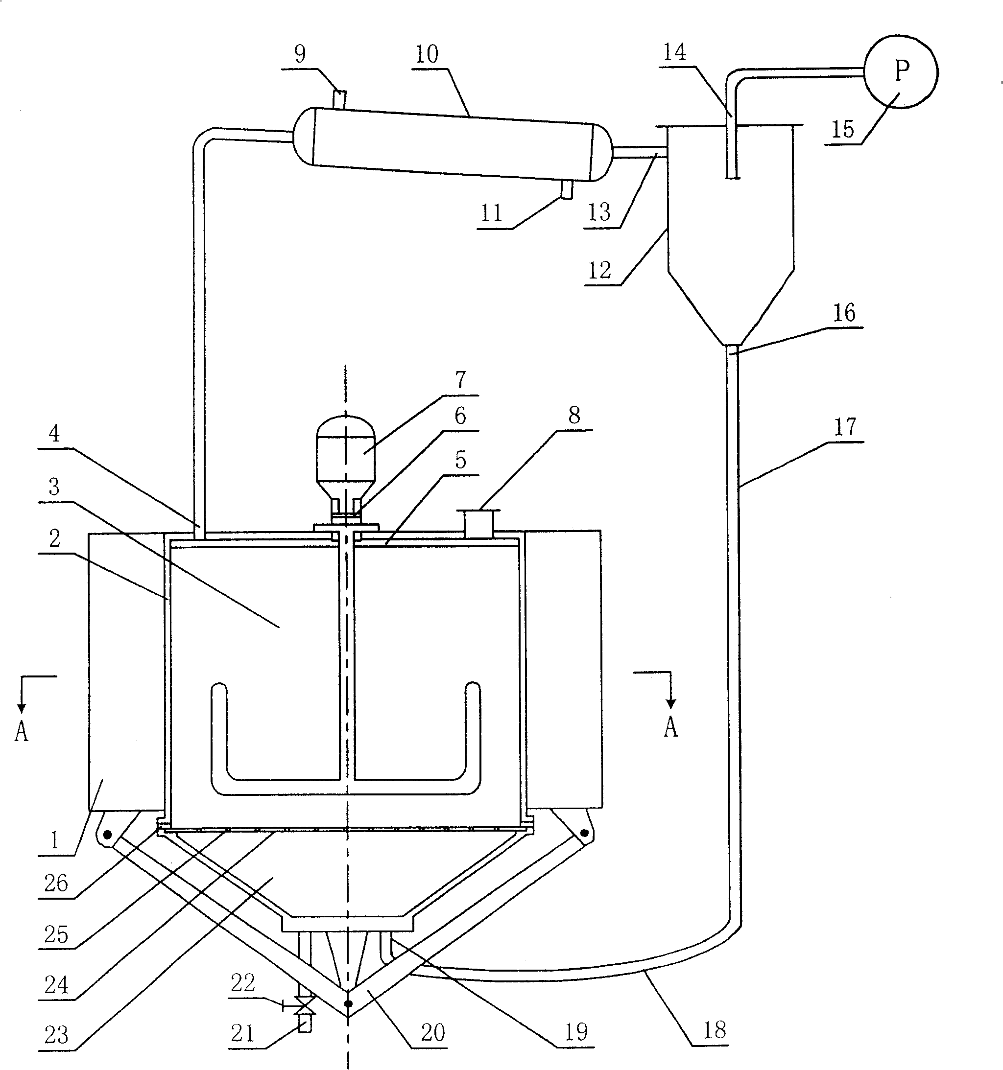 Decompressed microwave extraction device and method for extracting plant effective ingredient