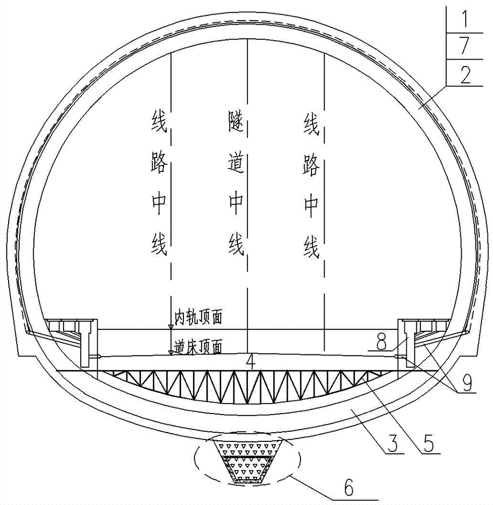 Tunnel structure for expansible stratum