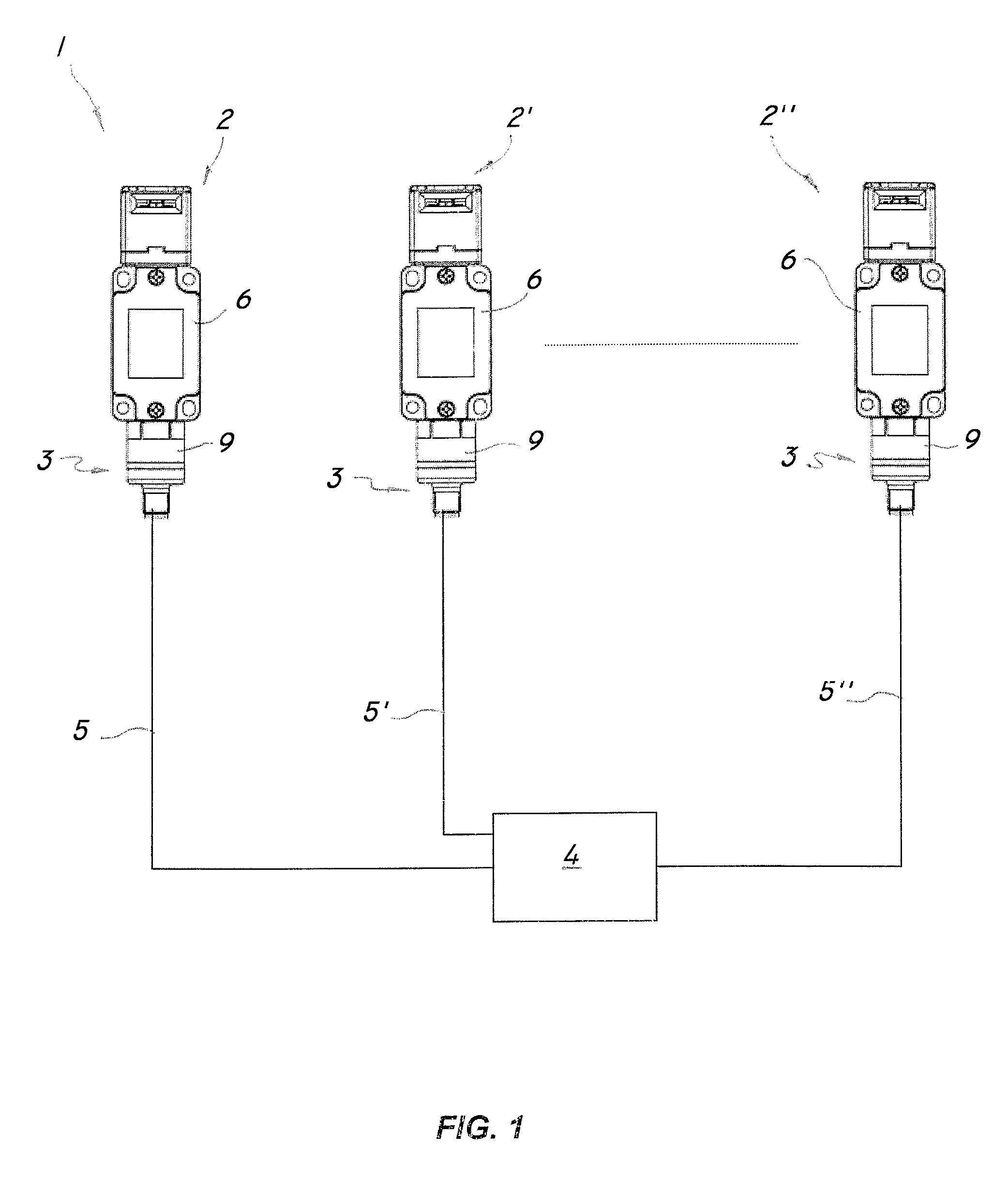 Adapter for connecting a switch device to a data bus and switch assembly comprising the adapter