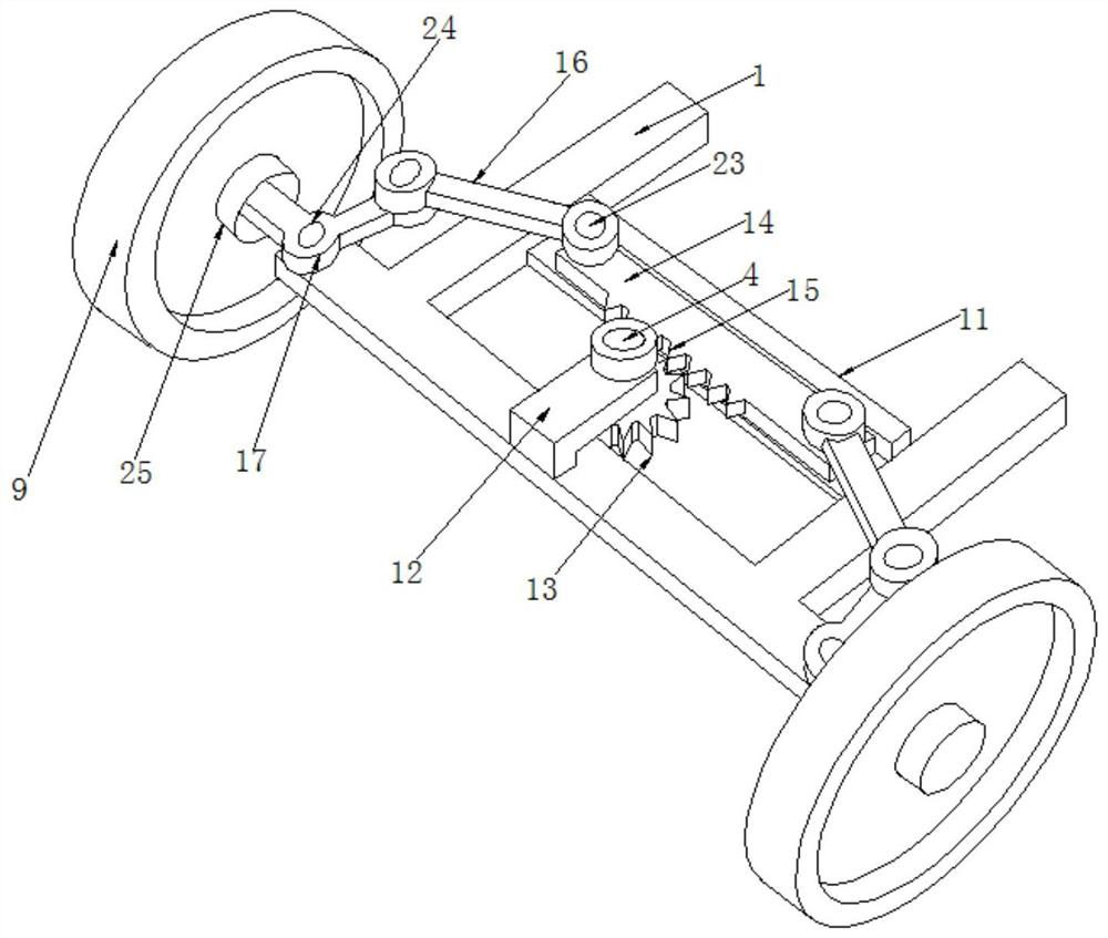 Walking aid device for orthopedic nervous system rehabilitation