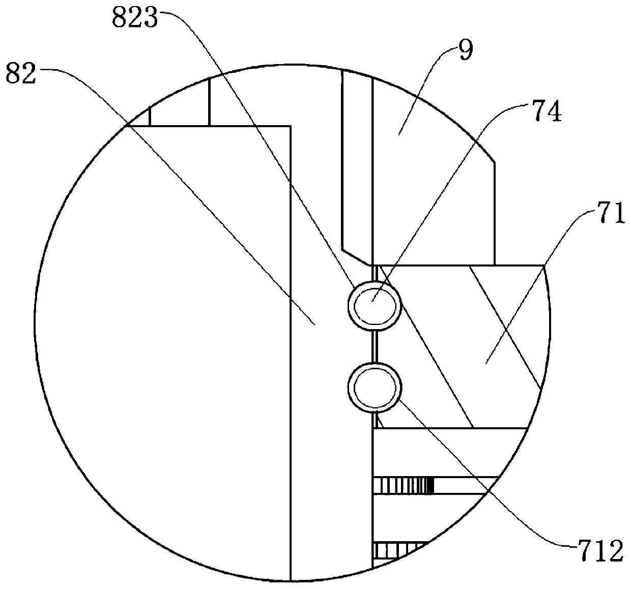 A water treatment filter membrane bucket and its installation method