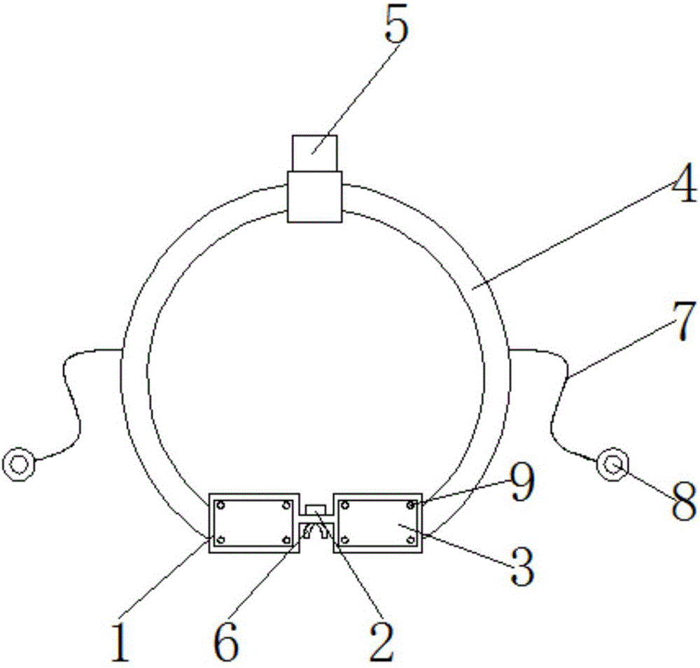 Magnetic resonance inspection eye patch