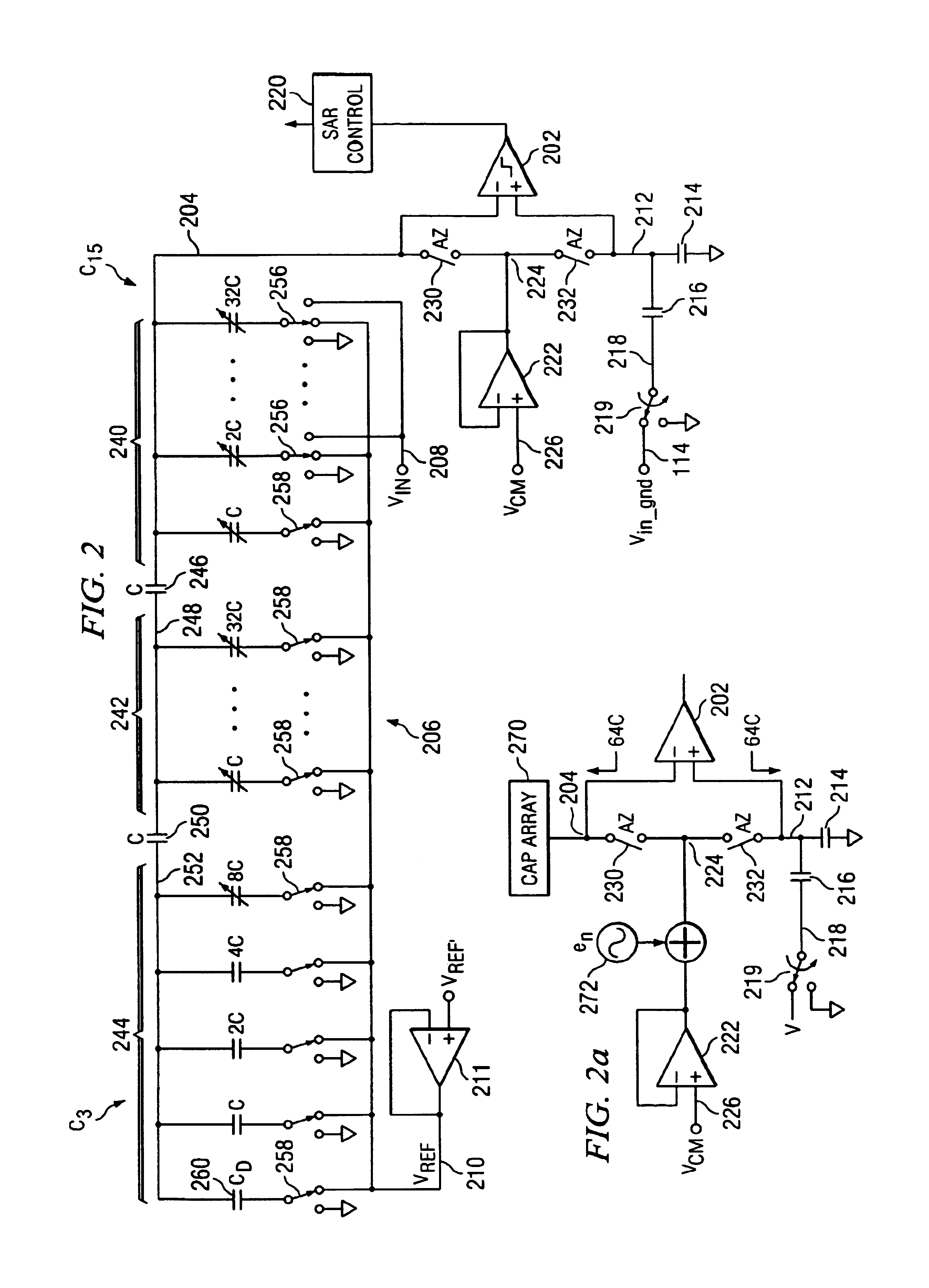Noise cancellation in a single ended SAR converter