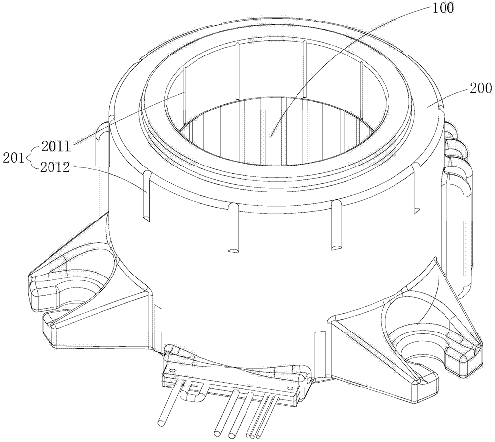 Method for preventing large-area exposure of insulating frame