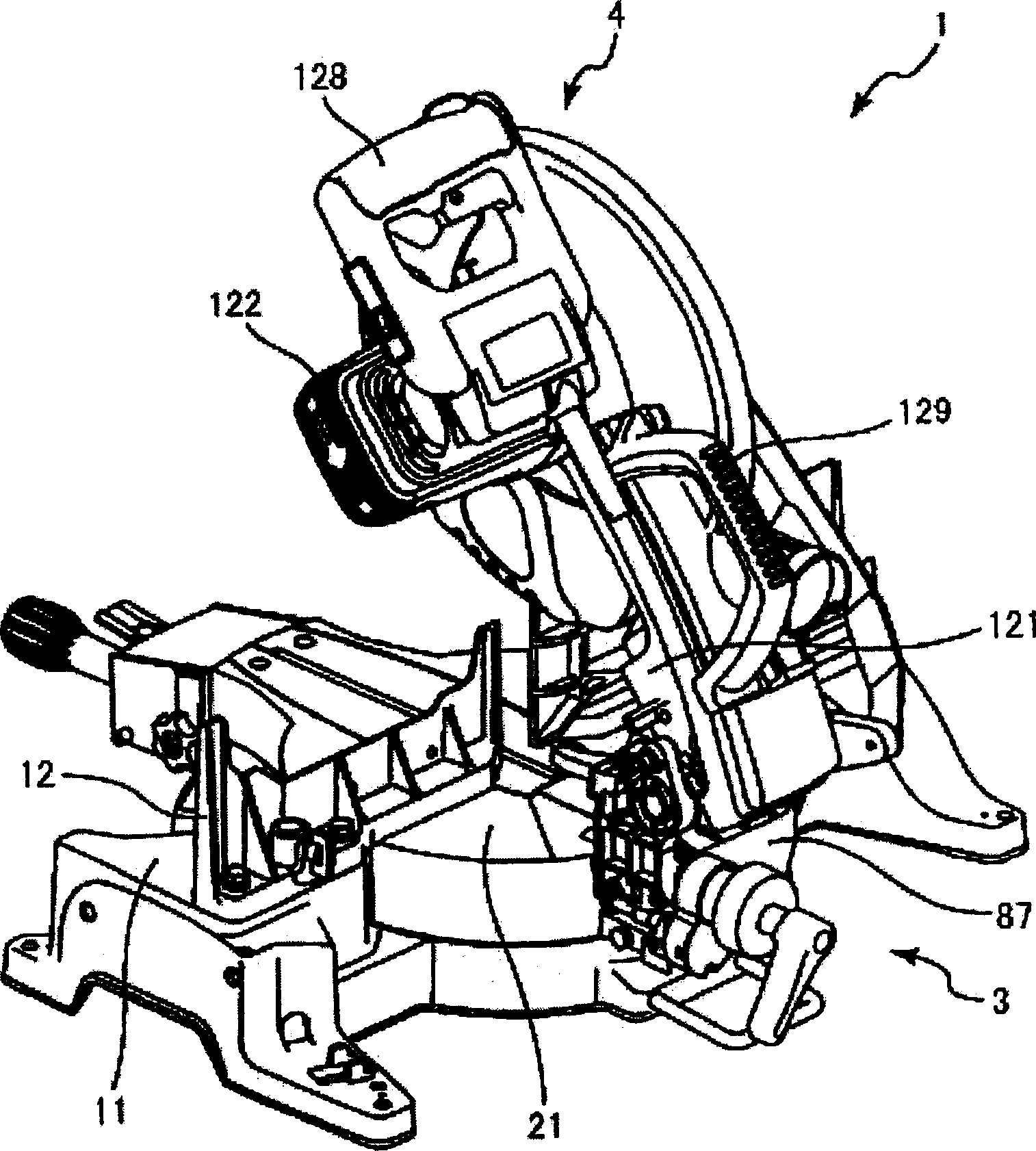 Miter saw having digital display