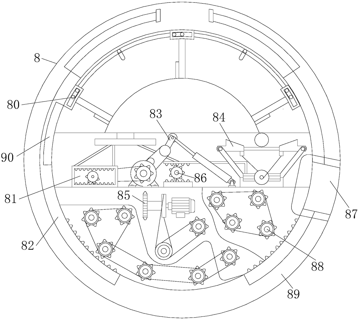 Cleaning equipment for ophthalmologic nursing