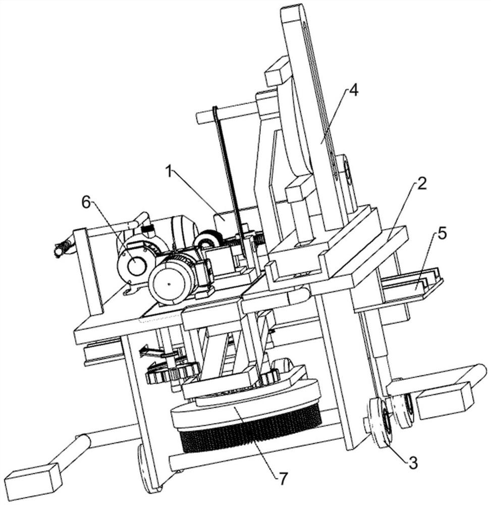 Floor repairing device for decoration