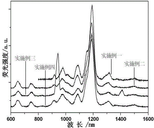 Rare earth doped oxyfluoride near-infrared luminescent glass and preparation method thereof
