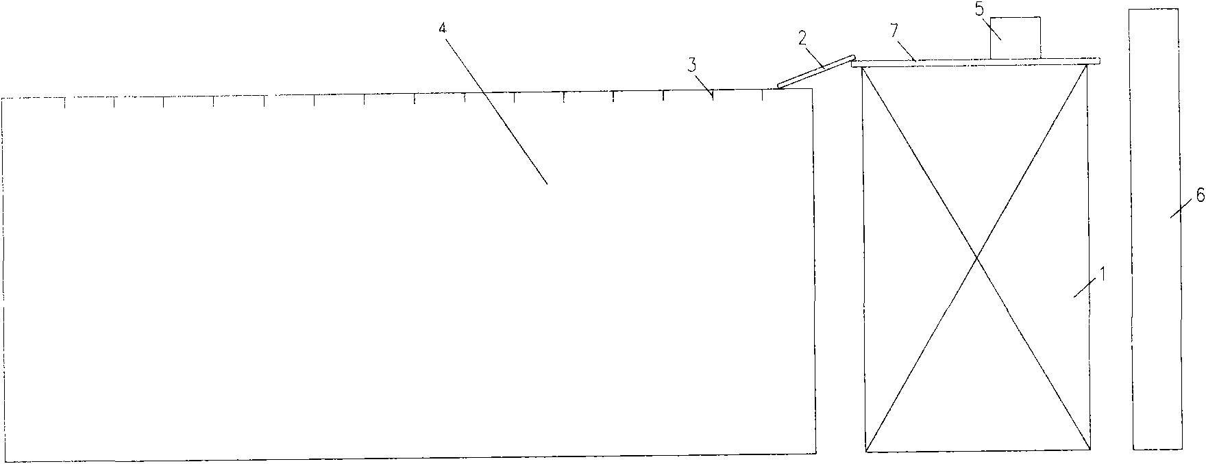 Bricklaying loading method of coke oven