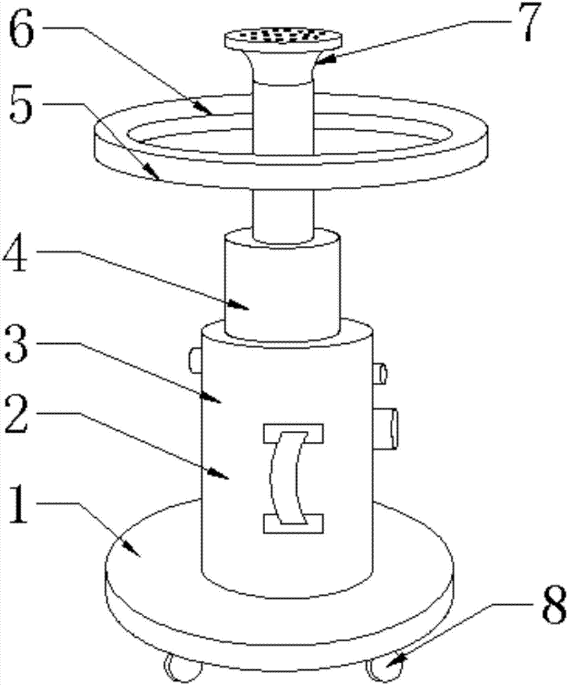 Cleaning device for European-style candlestick ceiling lamps