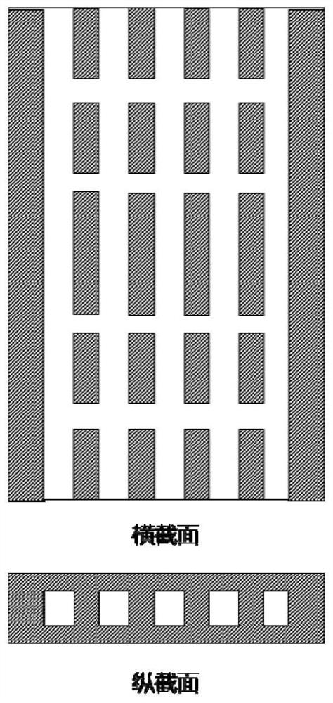 Hollow flat plate ceramic membrane support body and preparation method thereof