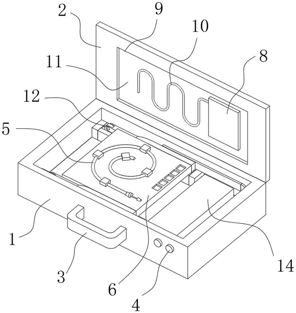 Guide wire storage device for digestive system department