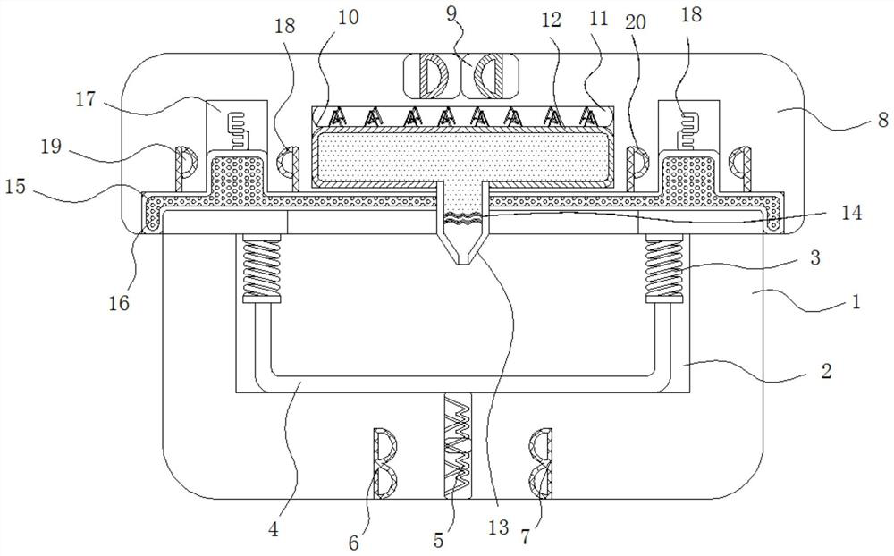 A kind of automatic injection device of culture solution for biological petri dish