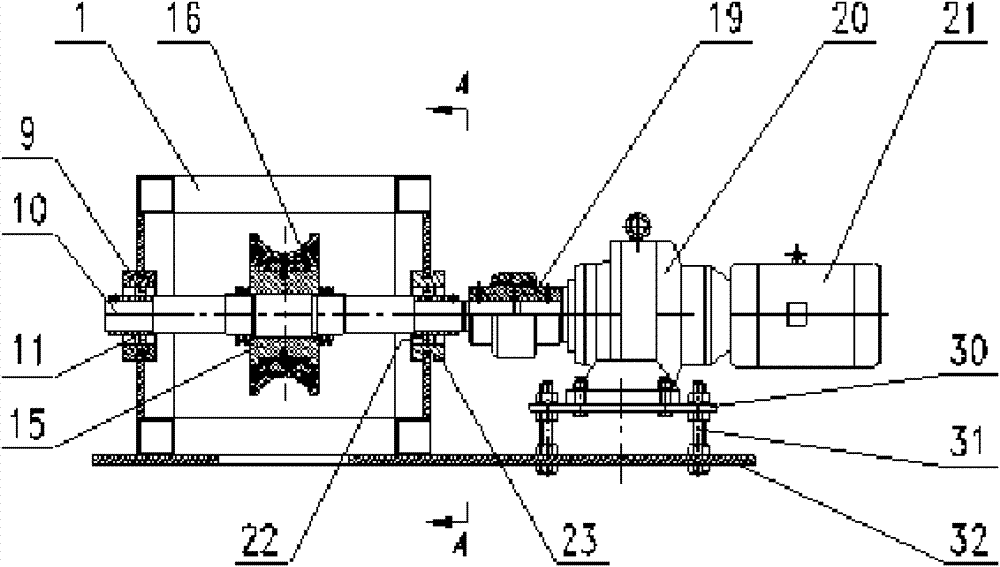 Rotor-type internal-compression oil-gas mixed transport pump unit