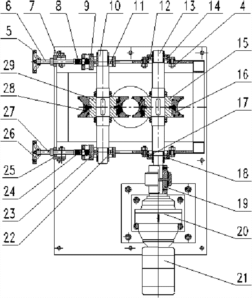 Rotor-type internal-compression oil-gas mixed transport pump unit