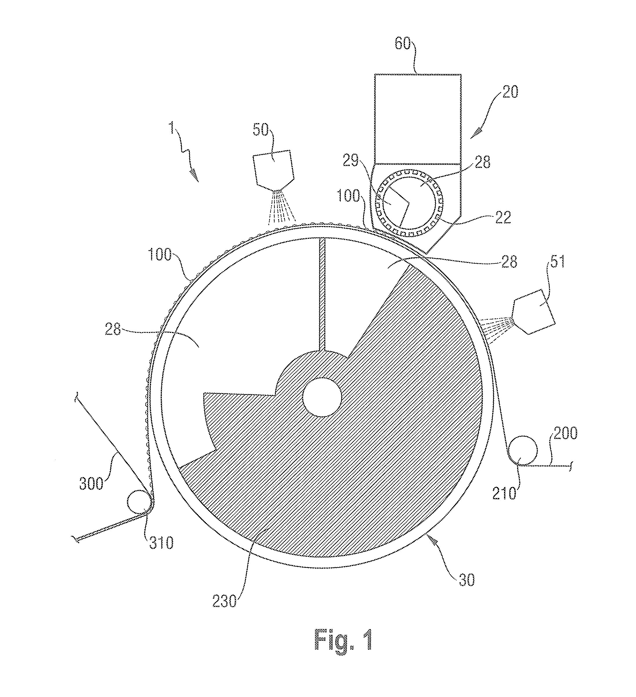 Method and Apparatus for Making Absorbent Structures with Absorbent Material