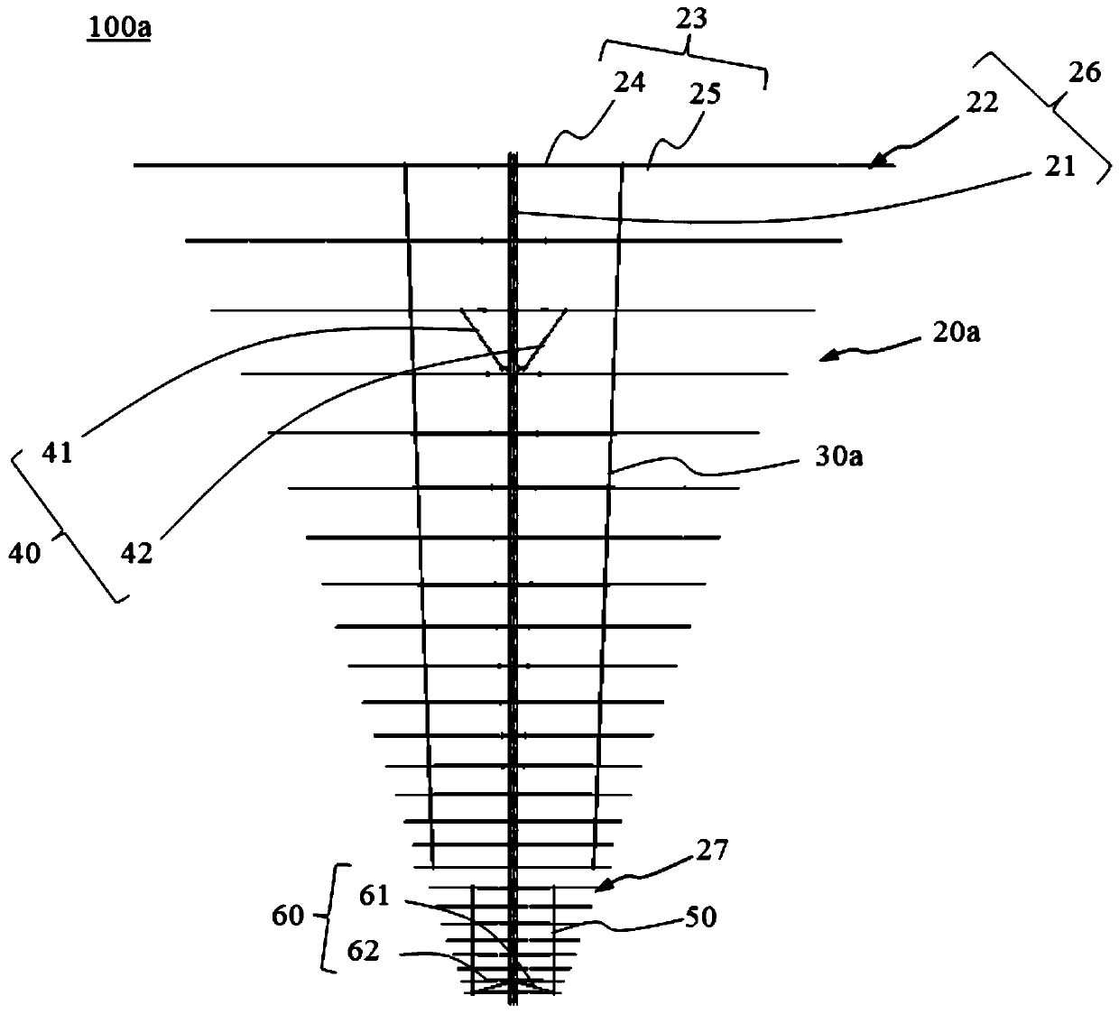 Folding and unfolding structure and method of log-periodic antenna