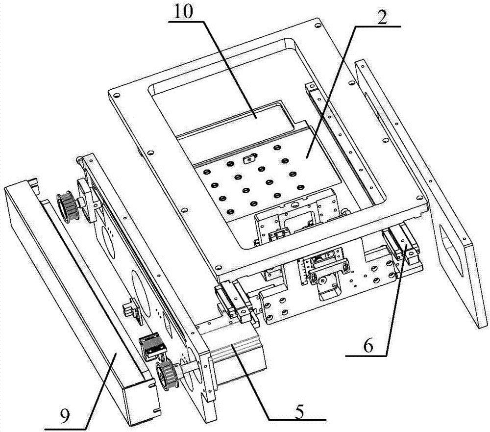 Caching feeding device