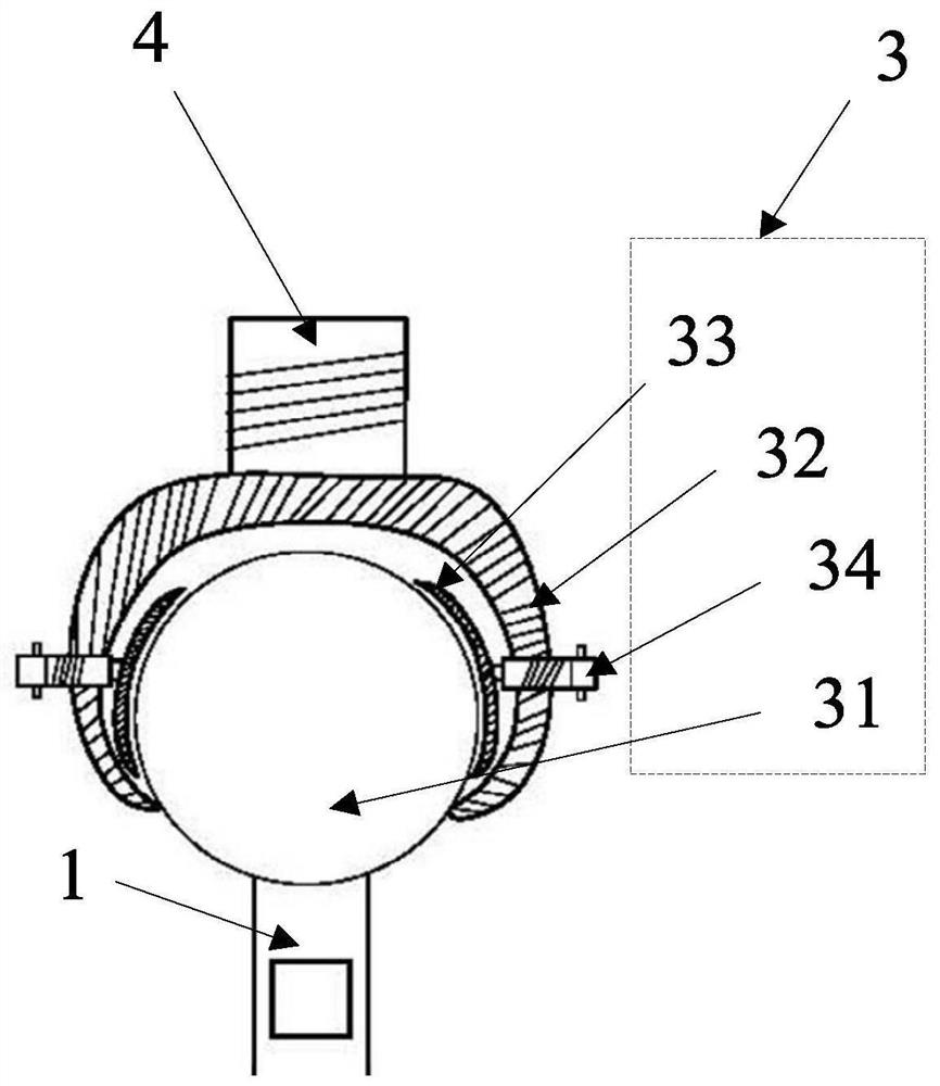A flange connection device applied to a mechanical arm and its end effector