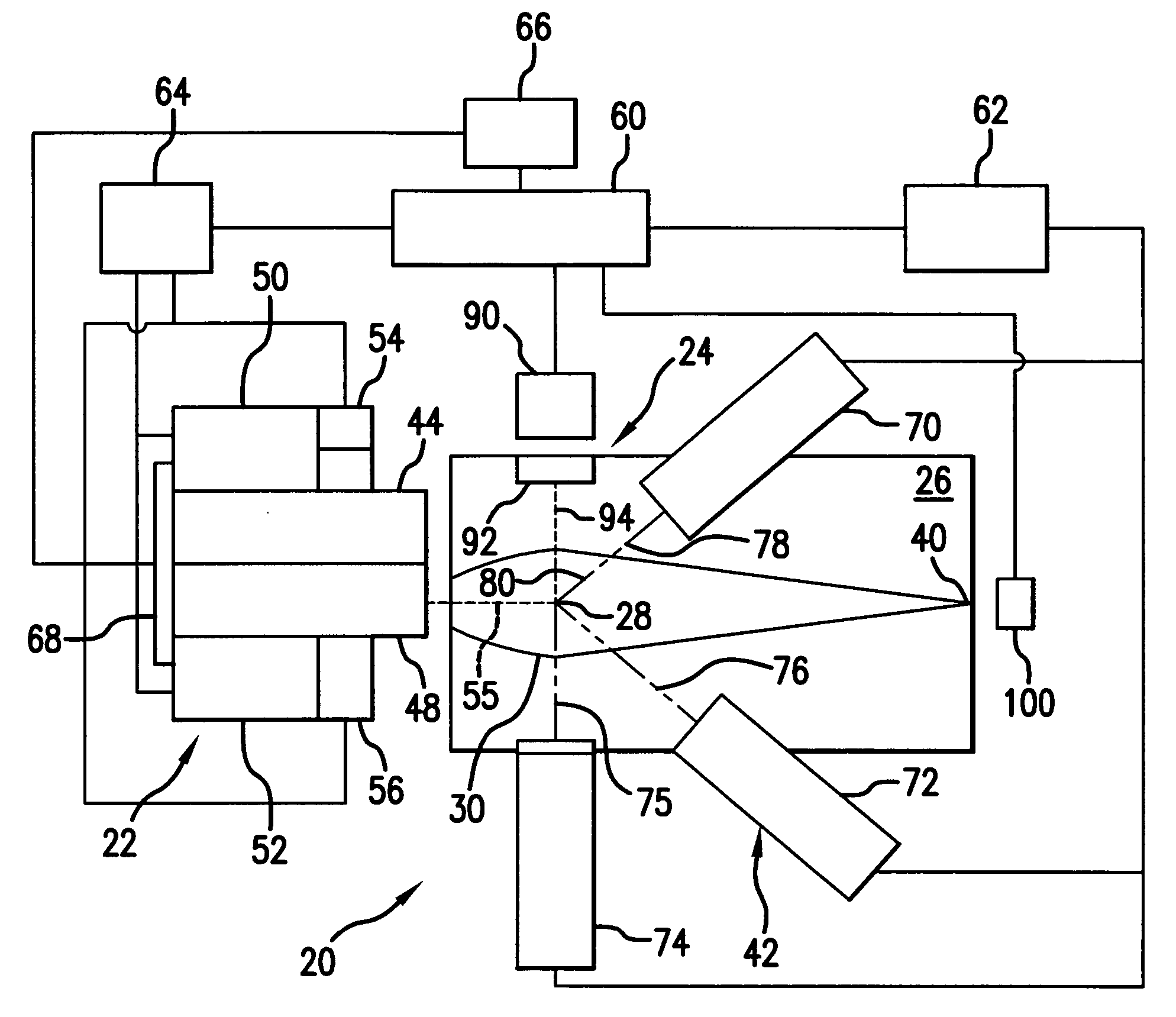 Method and apparatus for EUV plasma source target delivery target material handling