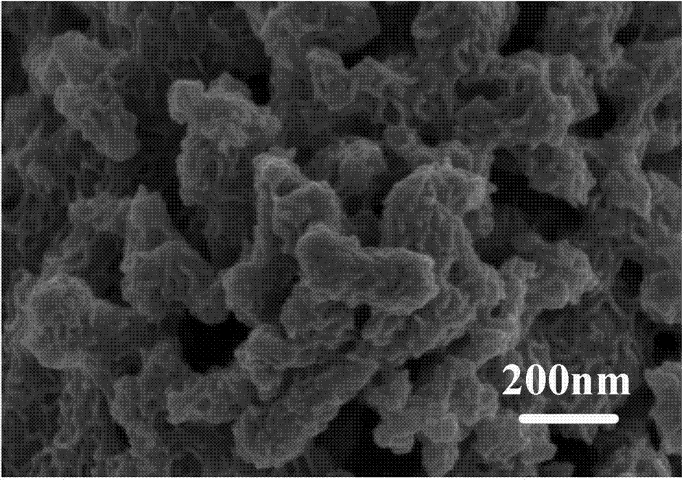 Preparation method for NiCoP nano material