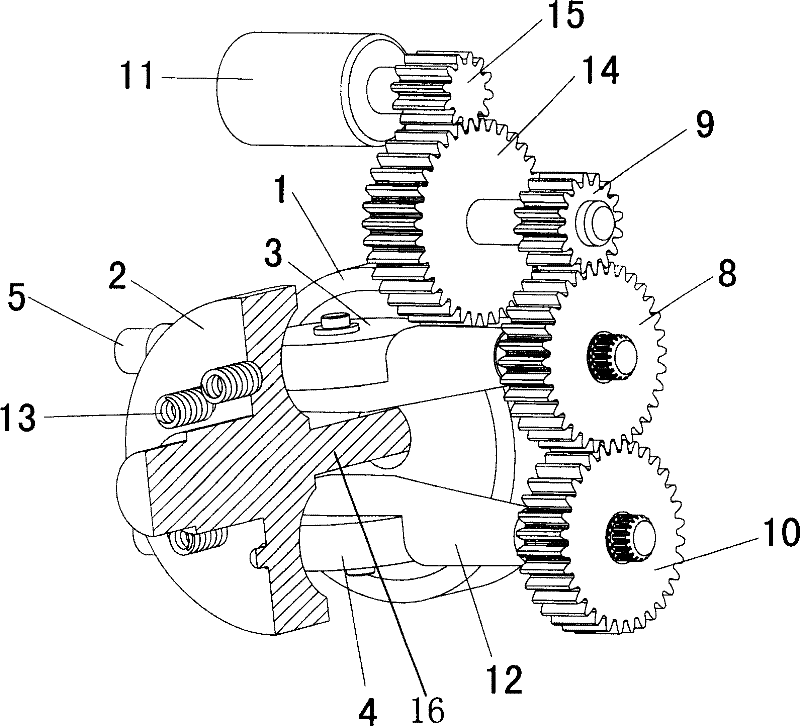 Steering angle transmission ratio adjustable steering system