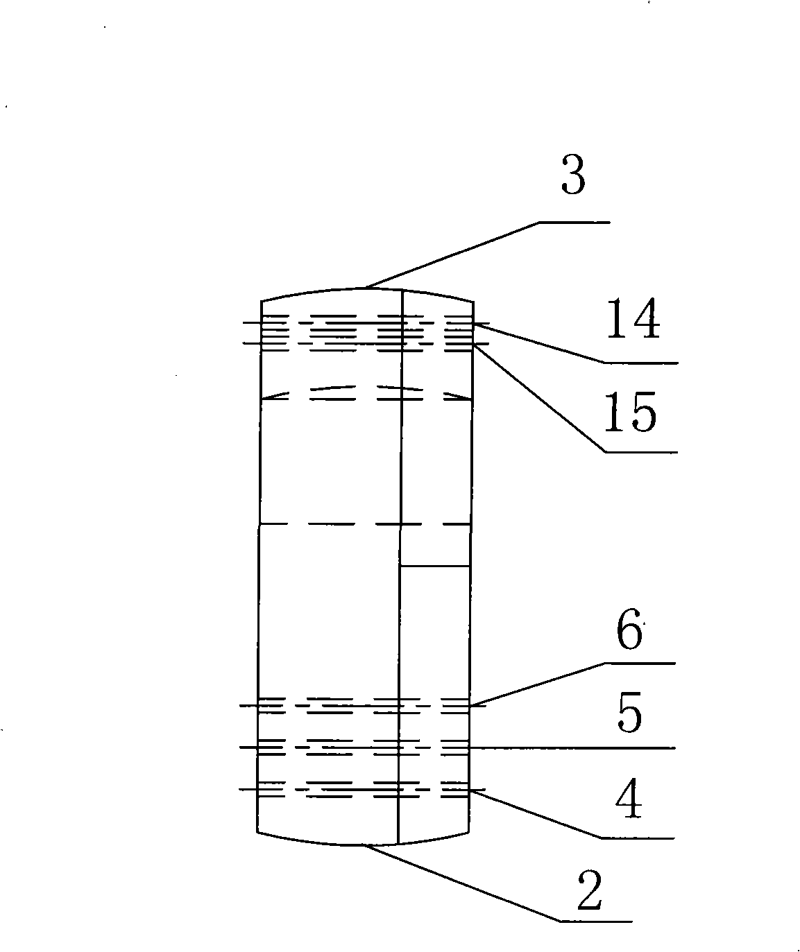 Test block special for butt-jointed seam ultrasonic wave climbing flaw detection of heterogeneity steel minor diameter tube