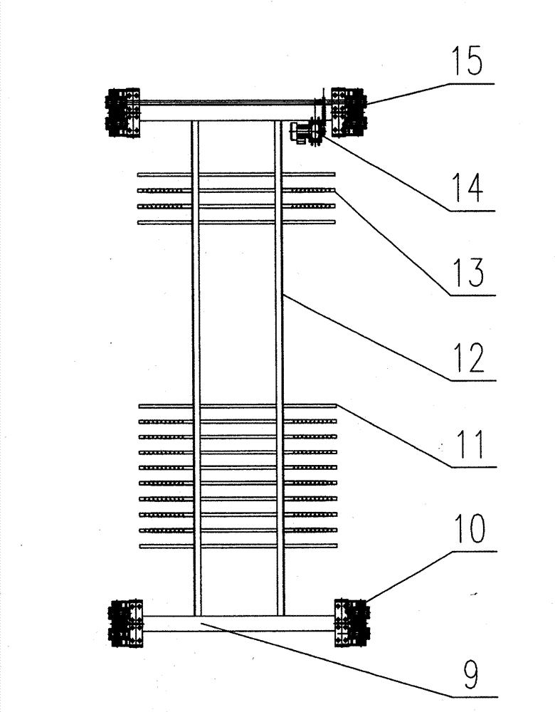 Longitudinal connected comb-tooth-type vertical lifting parking equipment