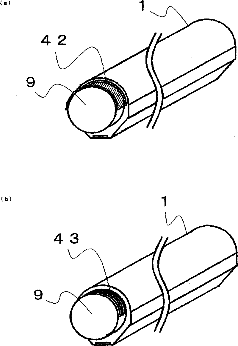 LED linear light source and reading apparatus