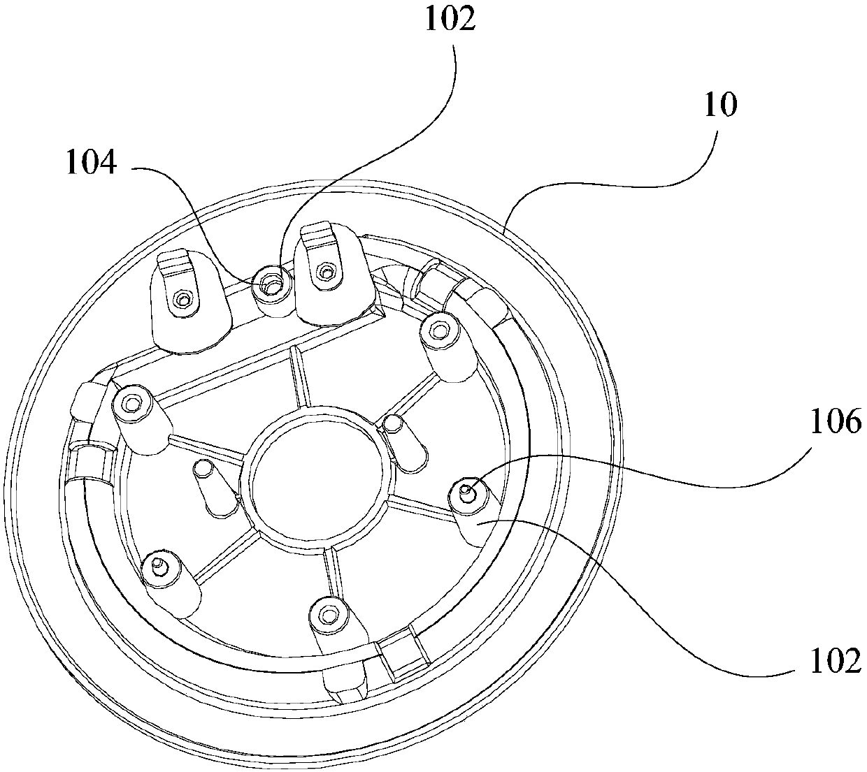 External pot assembly and cooking utensil