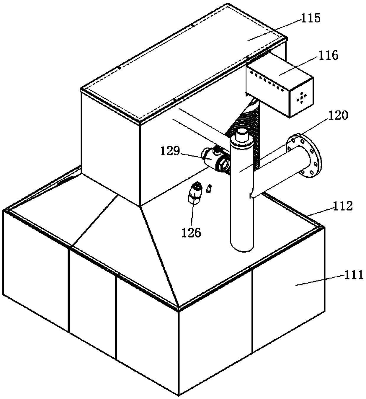 Oil-water separation system for harmless treatment of swill and oil-water separation method thereof