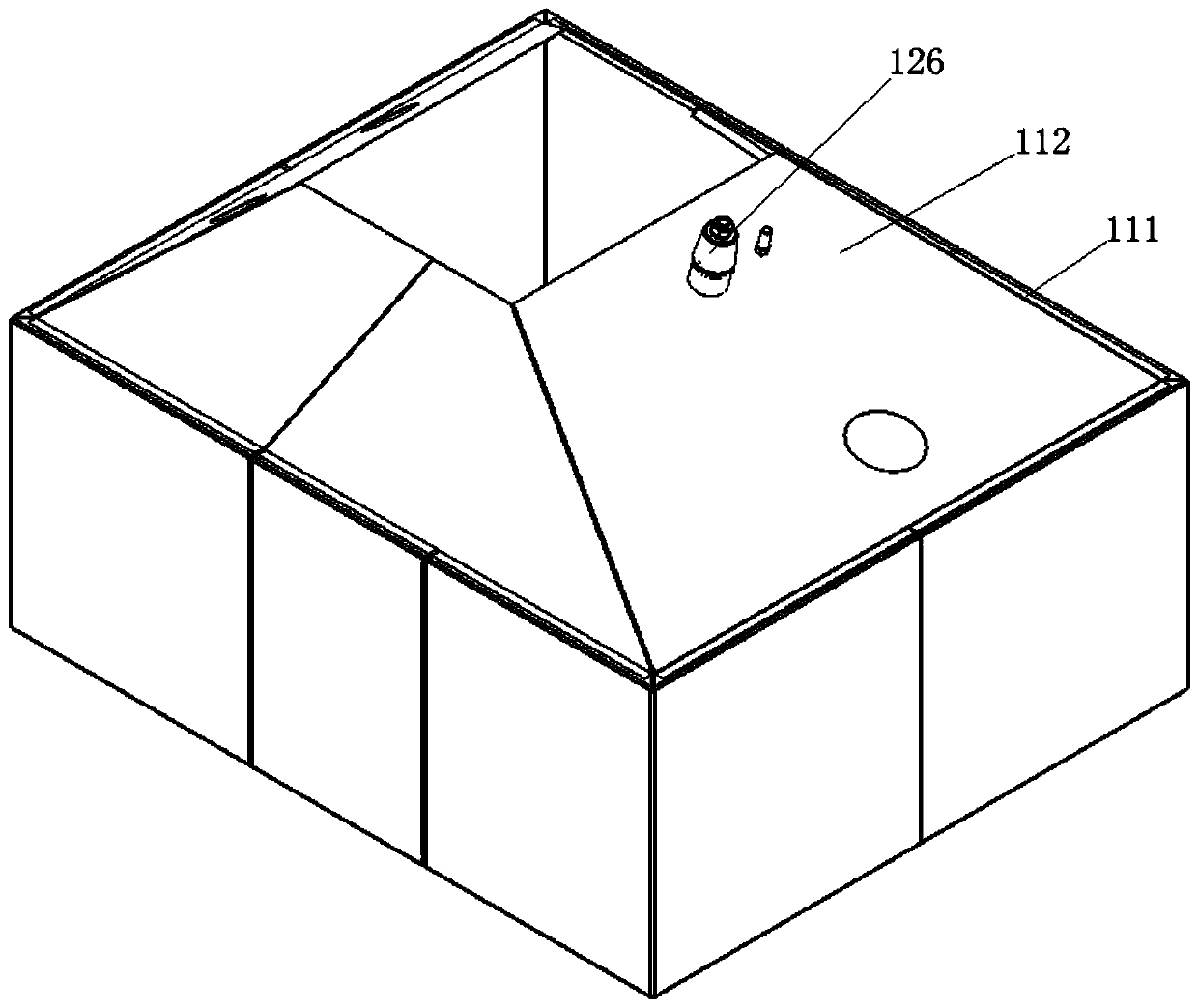 Oil-water separation system for harmless treatment of swill and oil-water separation method thereof