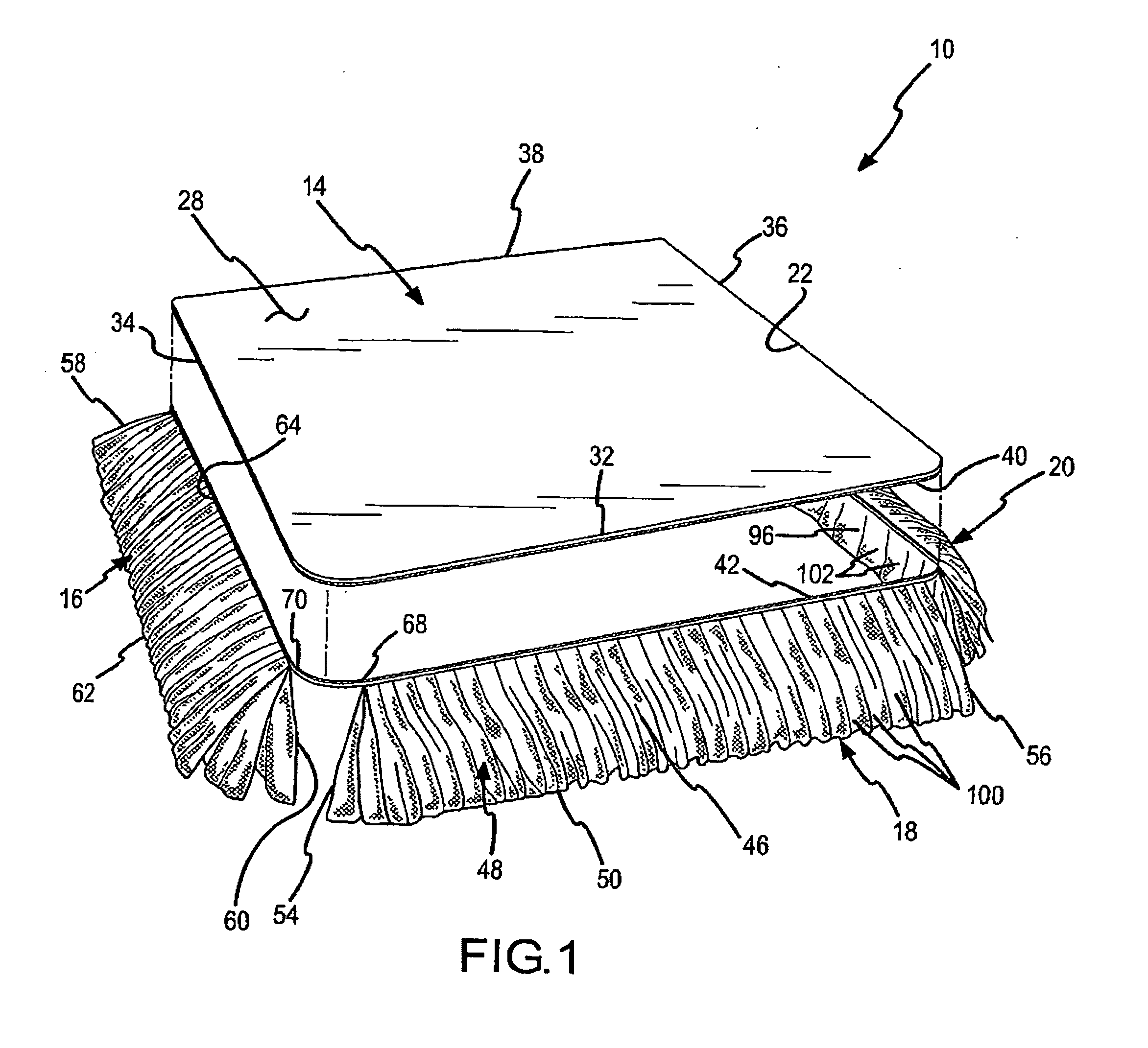 Combination bed skirt and under bed skirt support