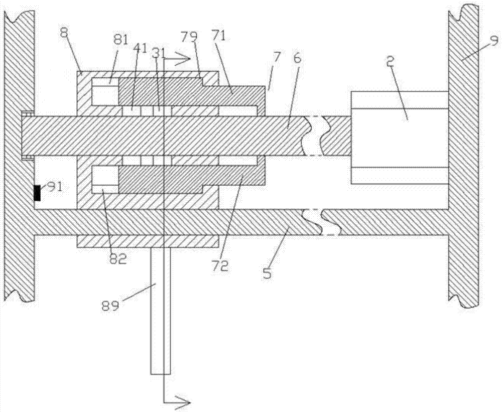 Position-limitable welding gun travelling mechanism provided with ball