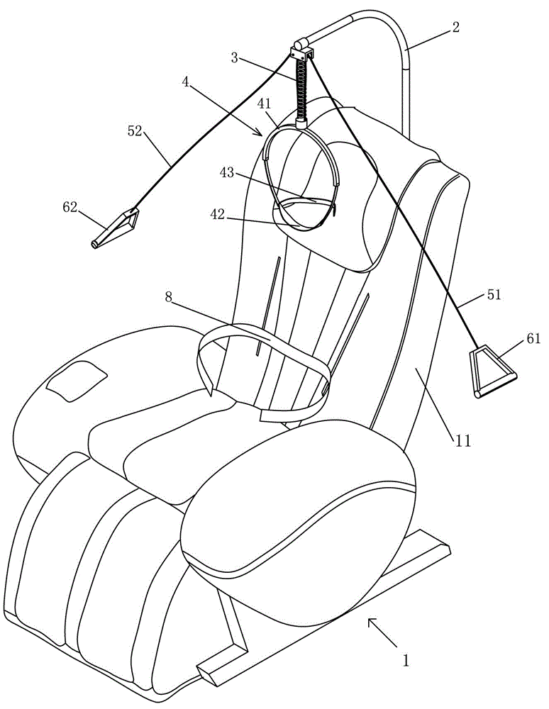 Simulate intelligent electric massage chair for spine health-care and treatment