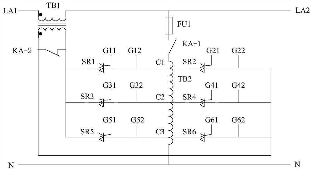 Partitioned auto-compensated AC voltage regulator
