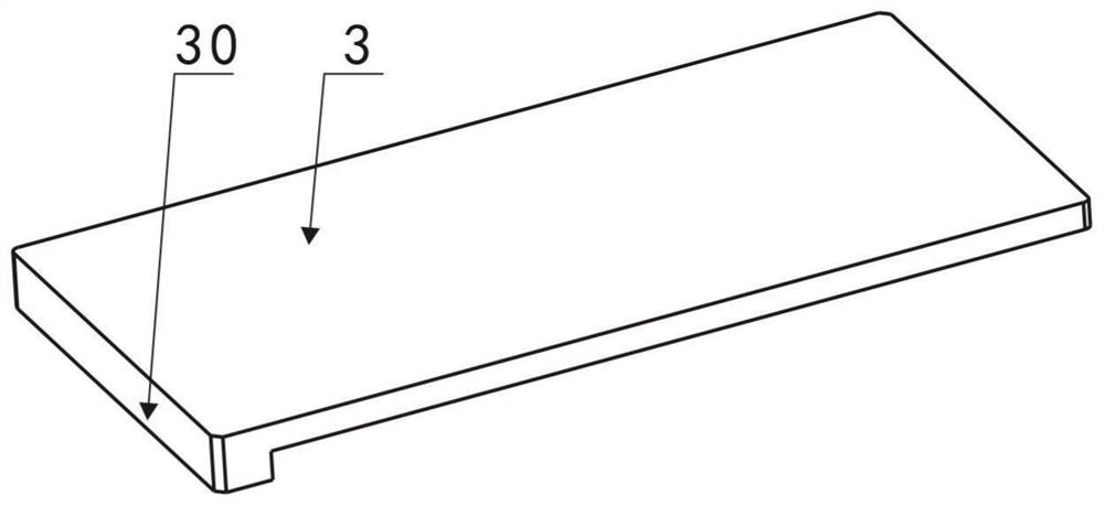 Lead positioning device for processing organic thin-film capacitor and assembling method